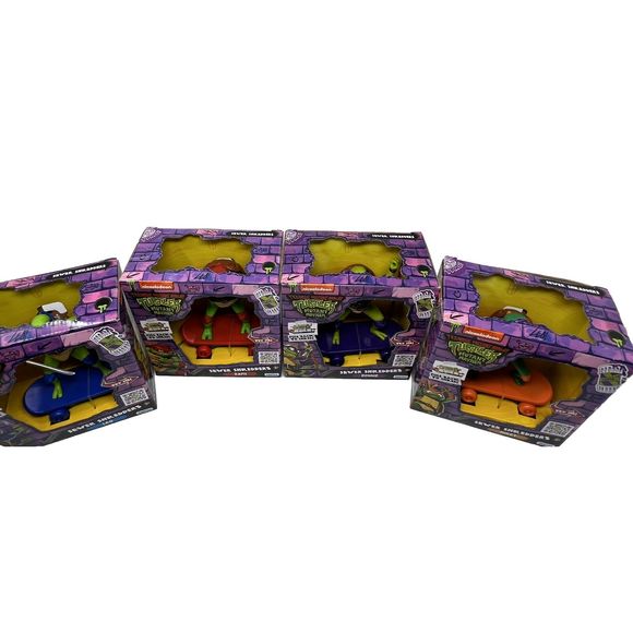 Teenage Mutant Ninja Turtles TMNT Sewer Shredders 5" Set of 4 Skateboard New - Picture 6 of 10